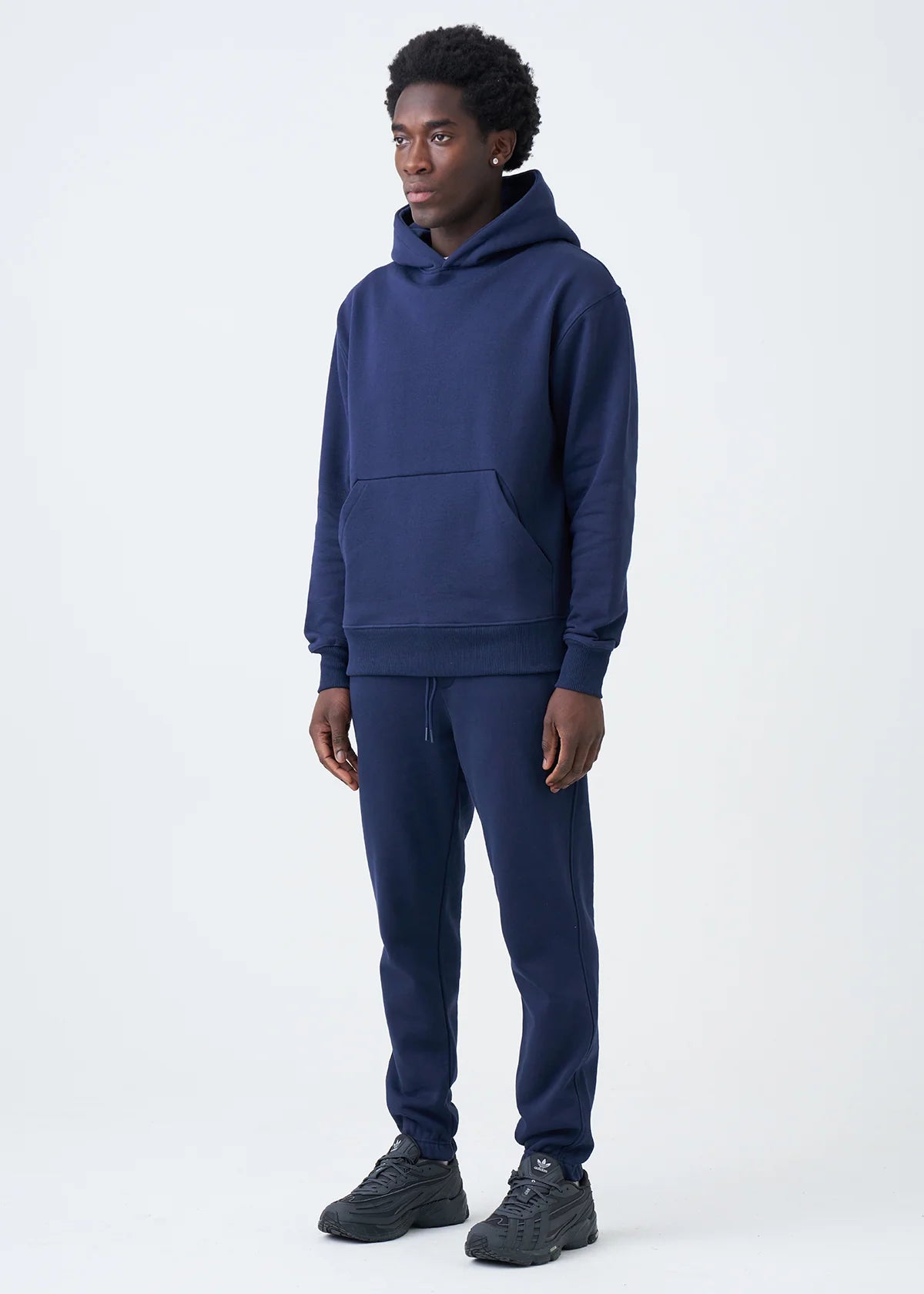 14 OZ Navy Heavyweight Fleece Sweatsuit