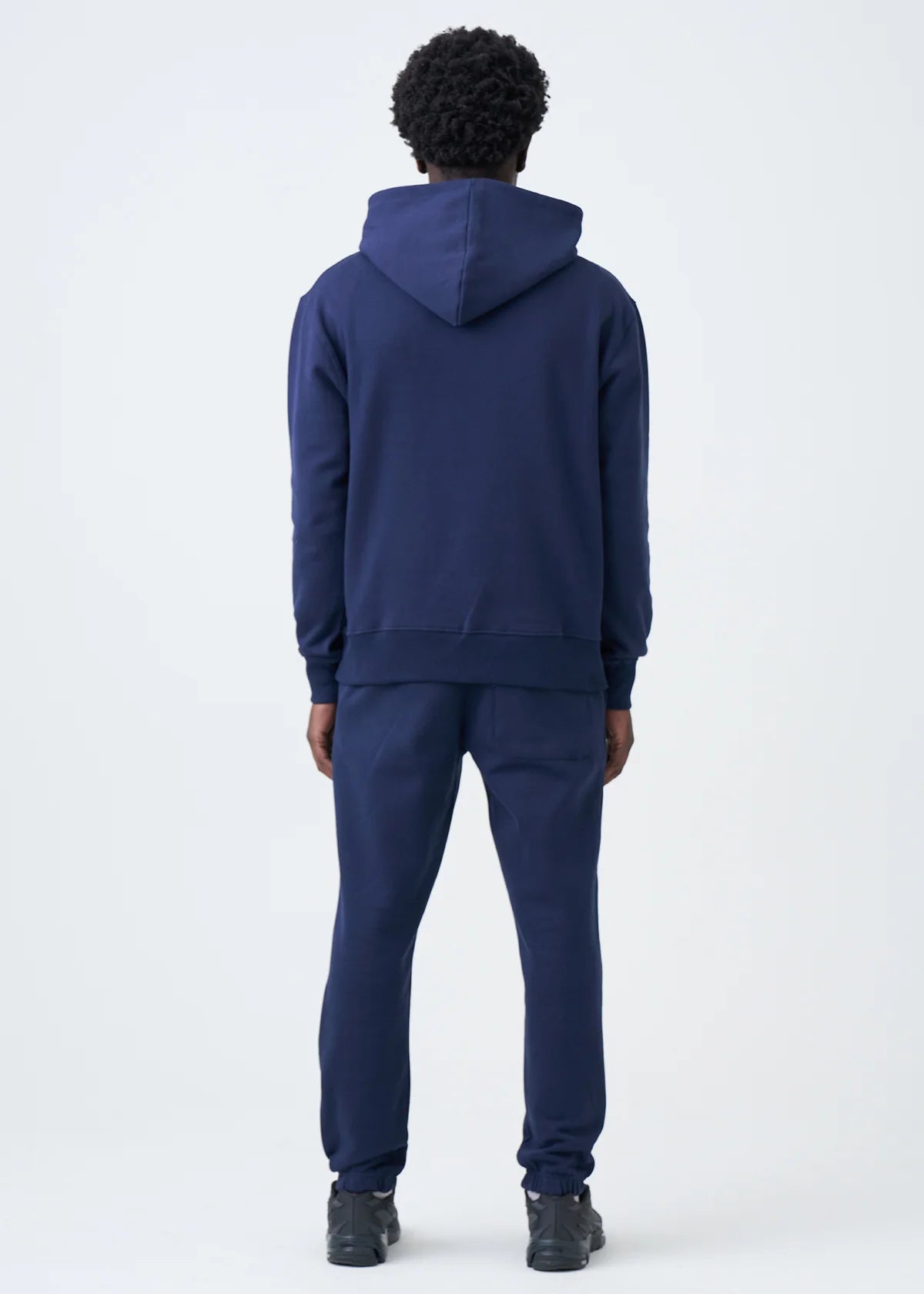 14 OZ Navy Heavyweight Fleece Sweatsuit