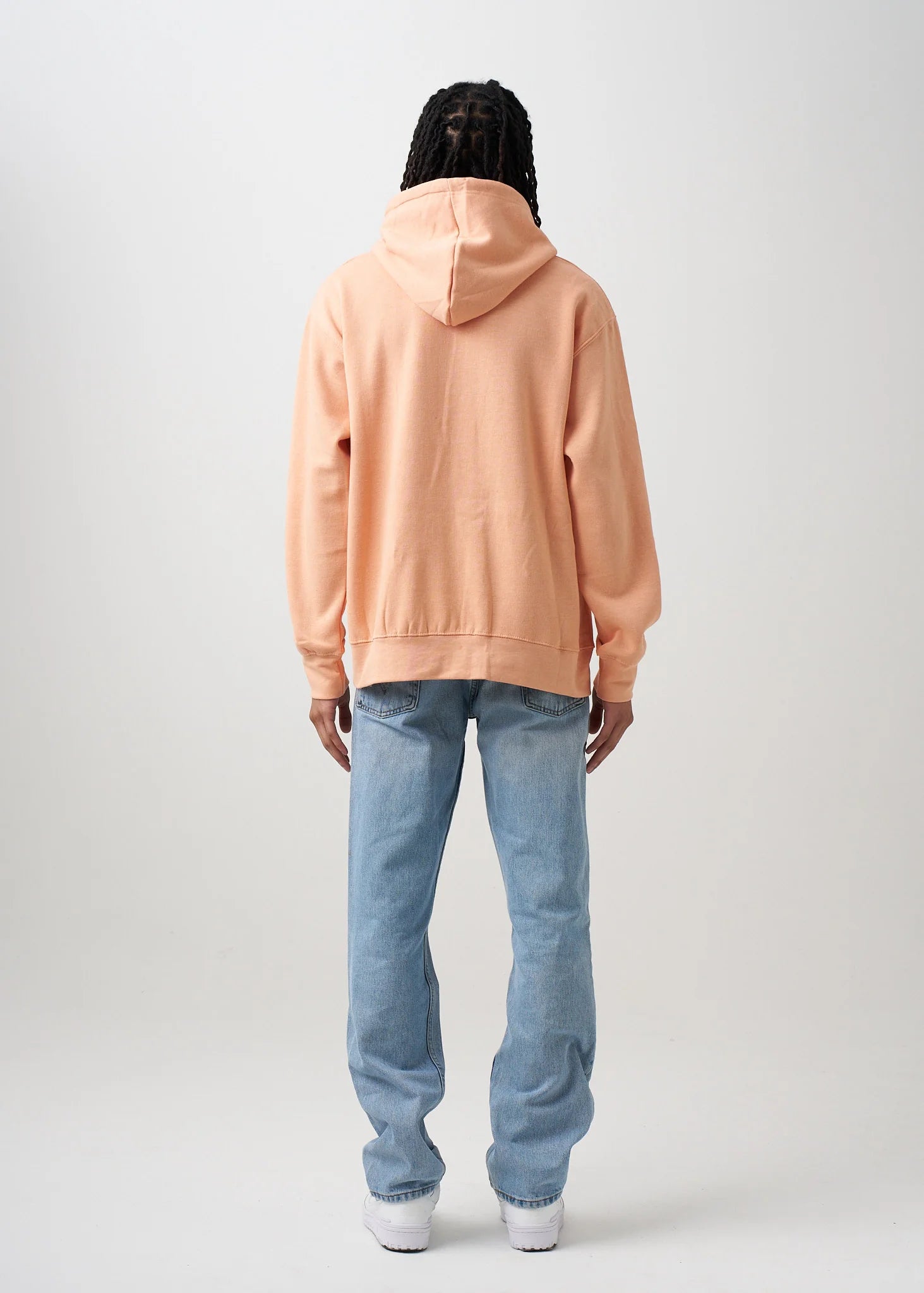 10 OZ Peach Heavyweight Zip-Up Hoodie