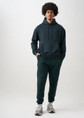 Dark Green 380 GSM Garment Wash Premium Fleece Sweatsuit