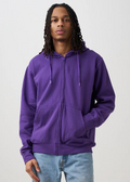 Purple Heavy Blend Zip-Up Fleece Hooded SweatShirt