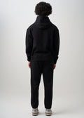 Black 380 GSM Garment Wash Premium Fleece Sweatsuit