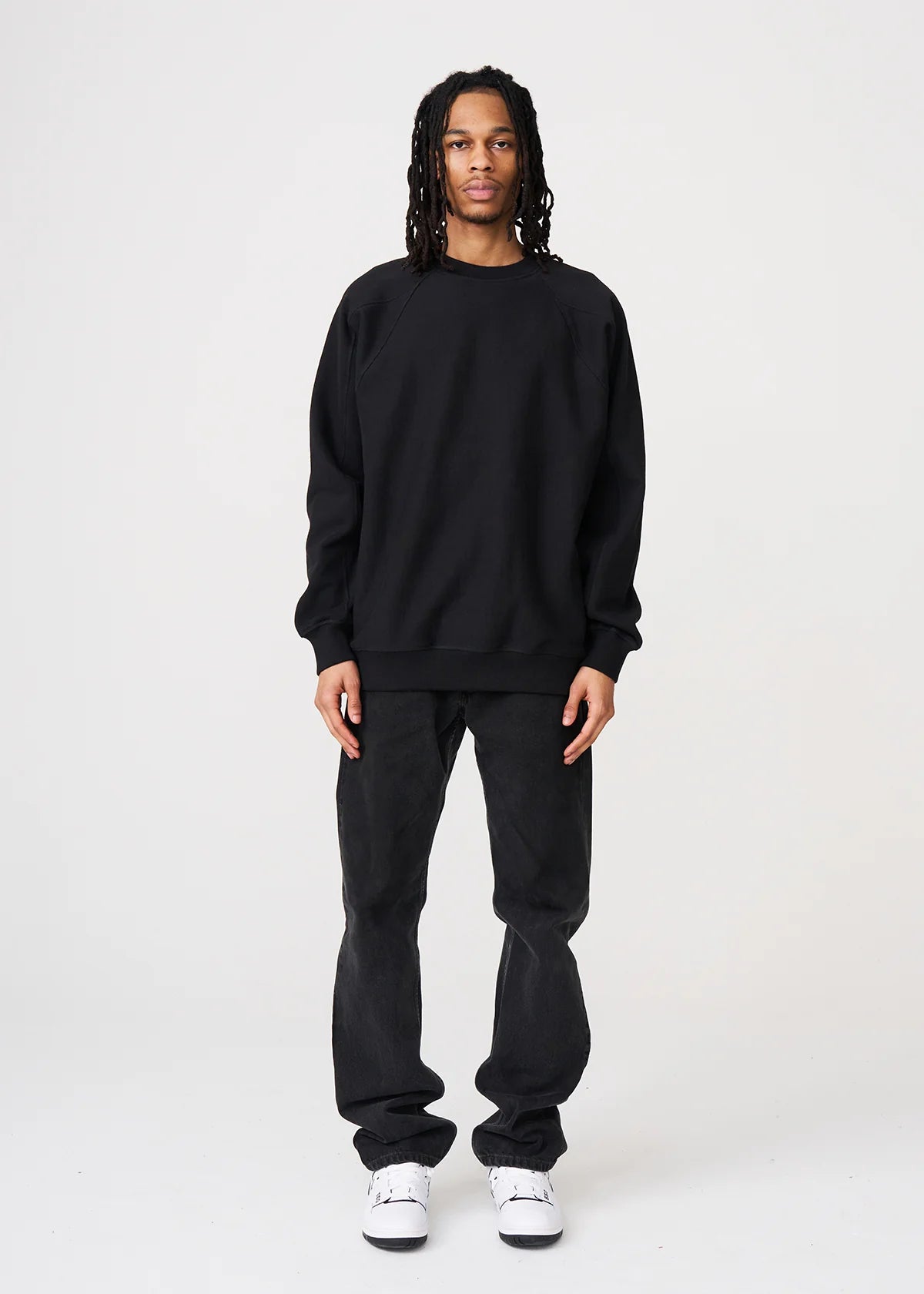 14 OZ Black Fleece Heavyweight Crewneck Sweatshirt