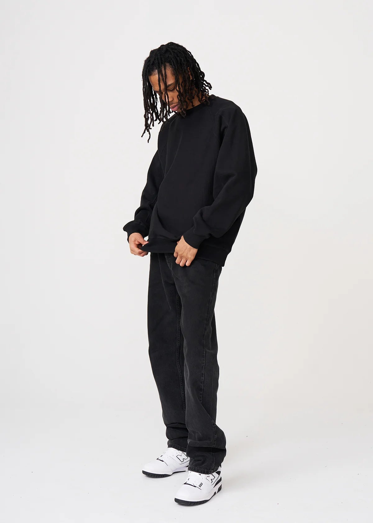 14 OZ Black Fleece Heavyweight Crewneck Sweatshirt