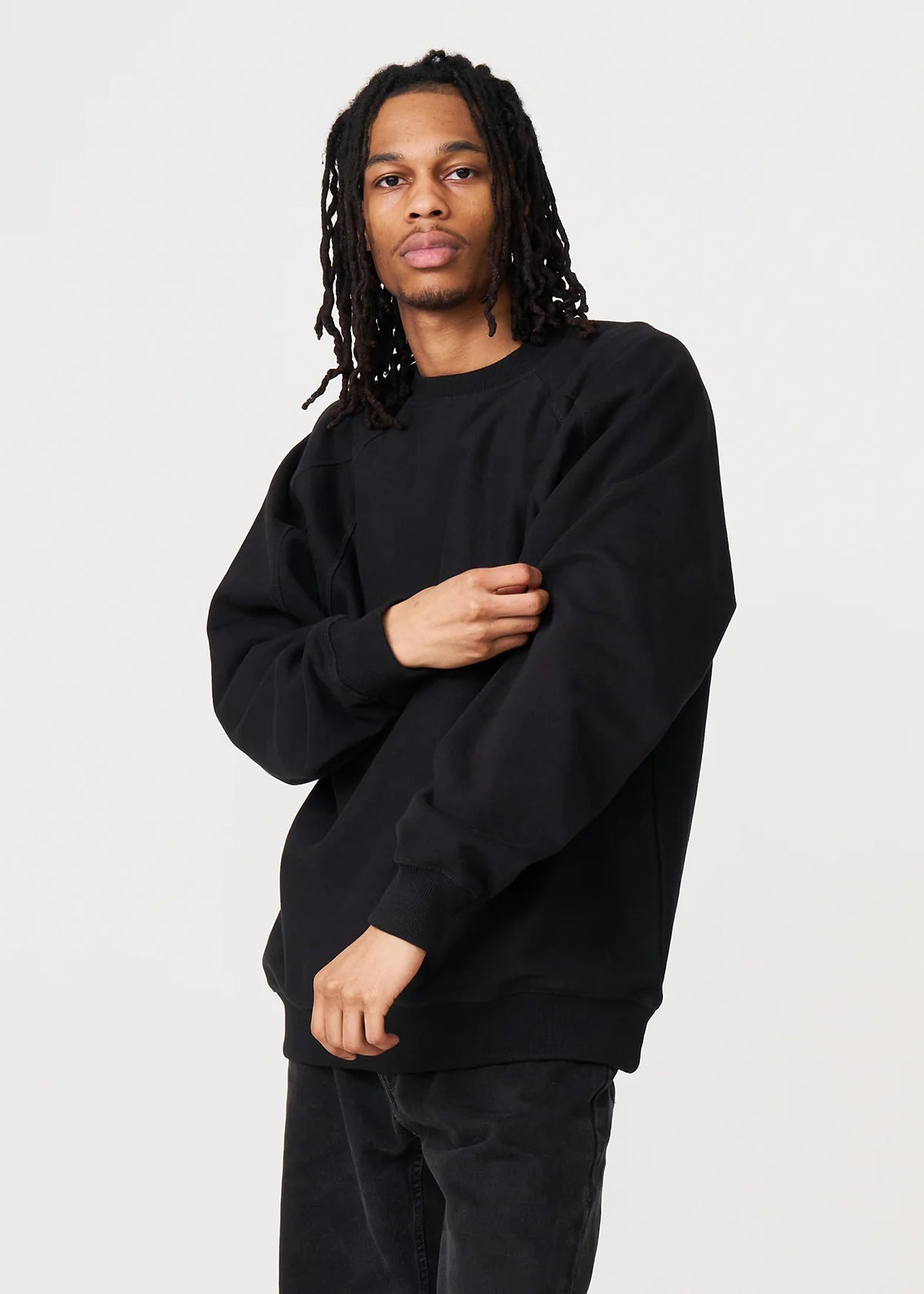 14 OZ Black Fleece Heavyweight Crewneck Sweatshirt
