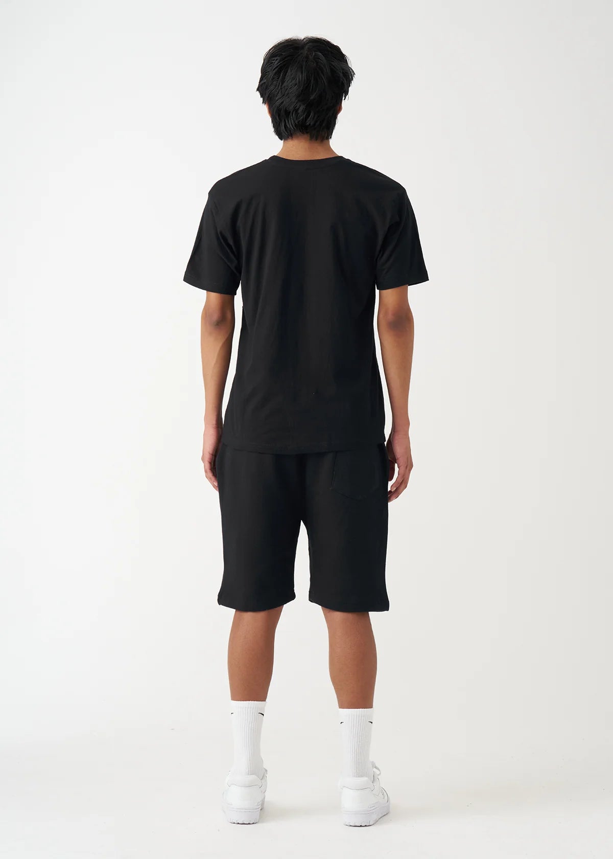 Black T-Shirt and Short Set