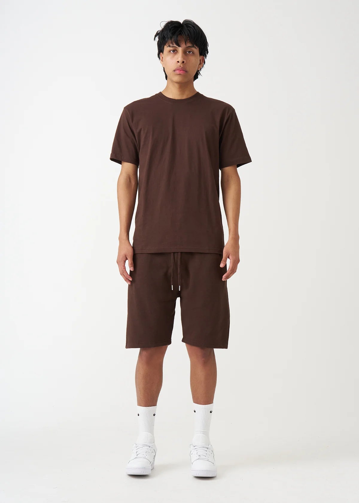 Brown T-Shirt and Short Set