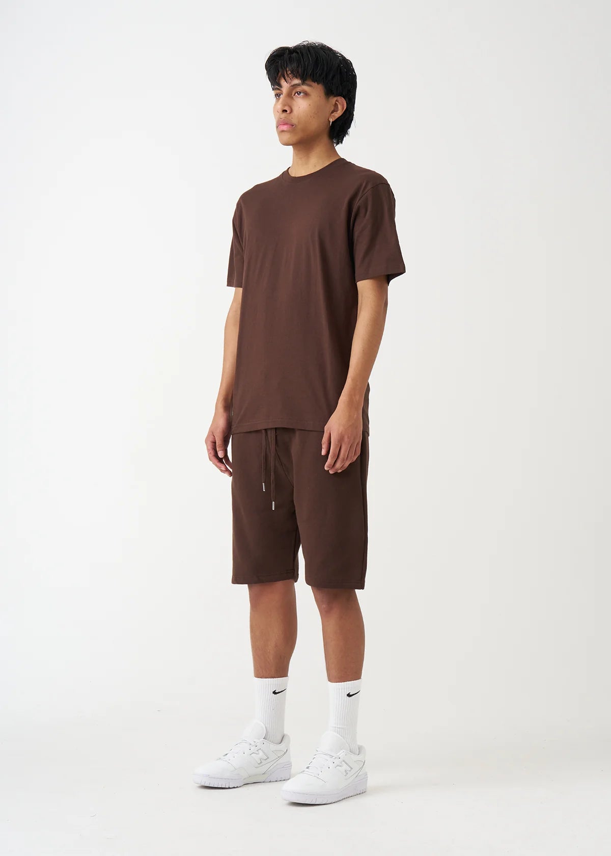 Brown T-Shirt and Short Set
