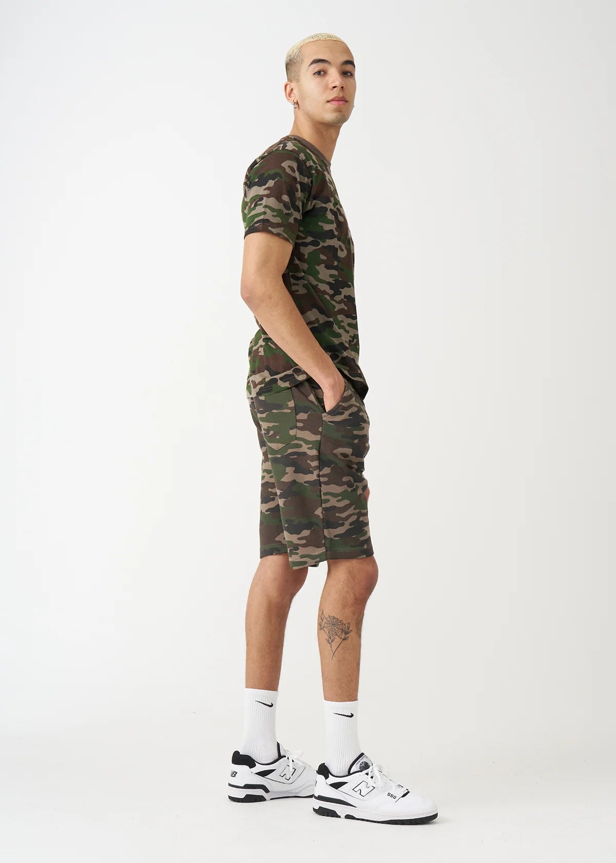 Camo T-Shirt and Short Set