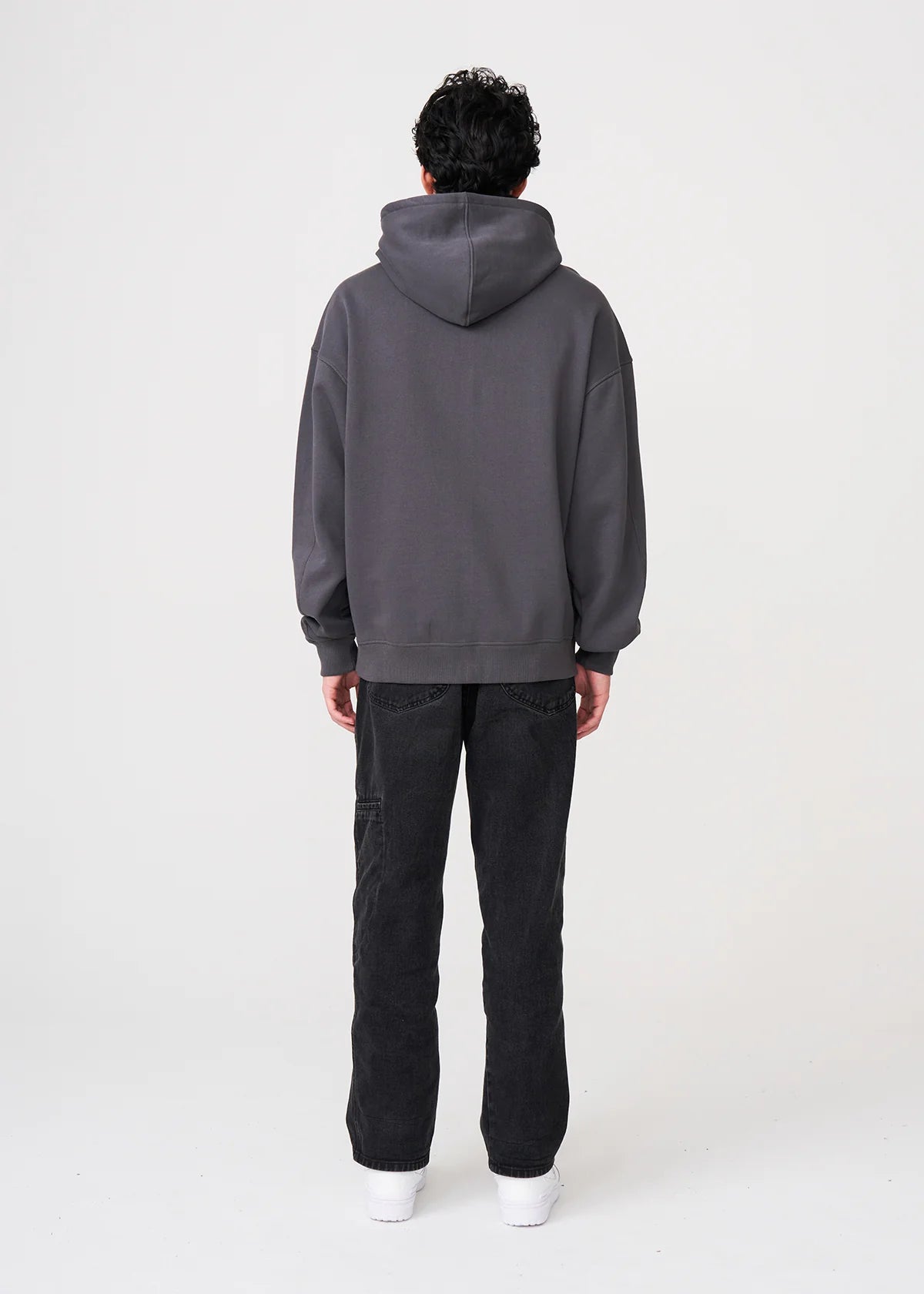 14 OZ Shadow Oversized Urban Heavyweight Fleece Hooded Sweatshirt