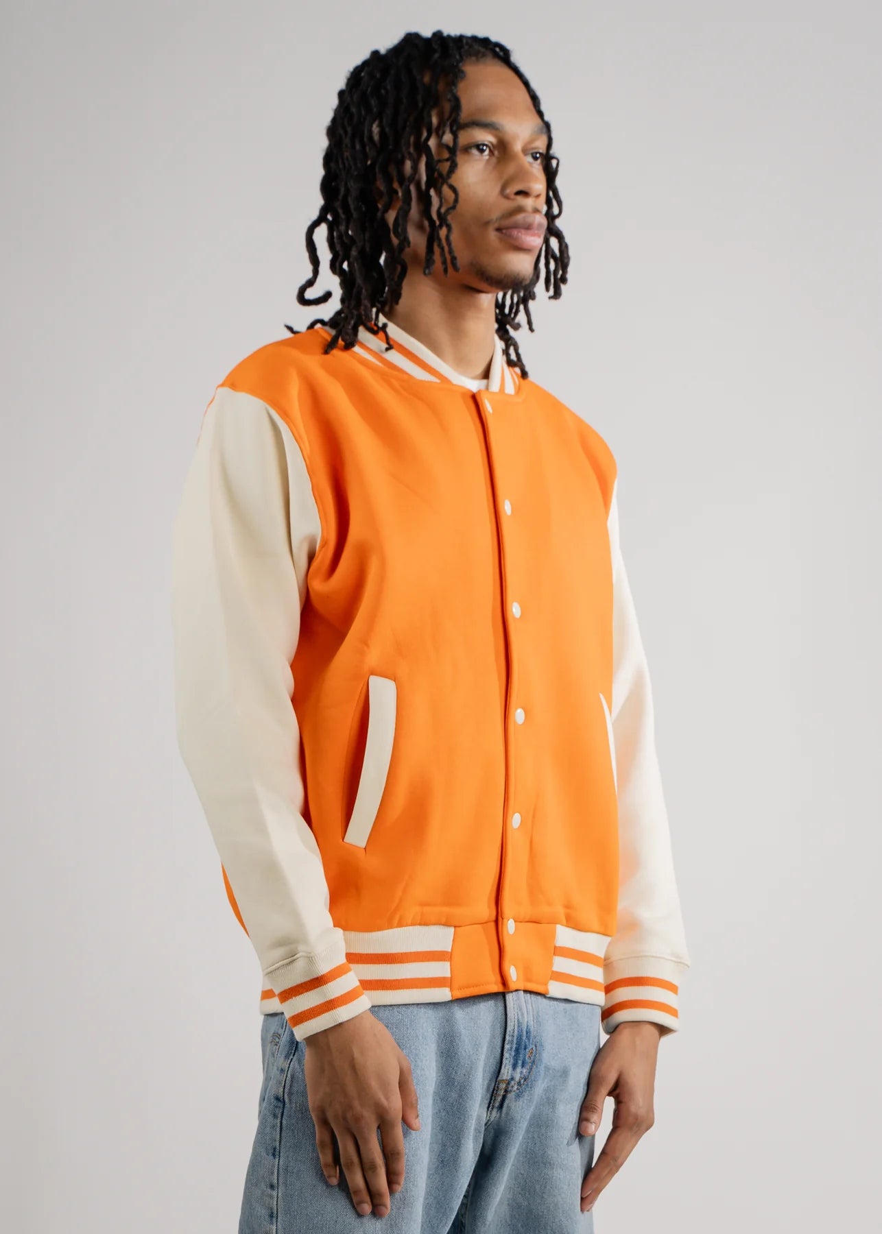 Orange Varsity Heavy Blend Fleece SweatShirt