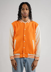 Orange Varsity Heavy Blend Fleece SweatShirt