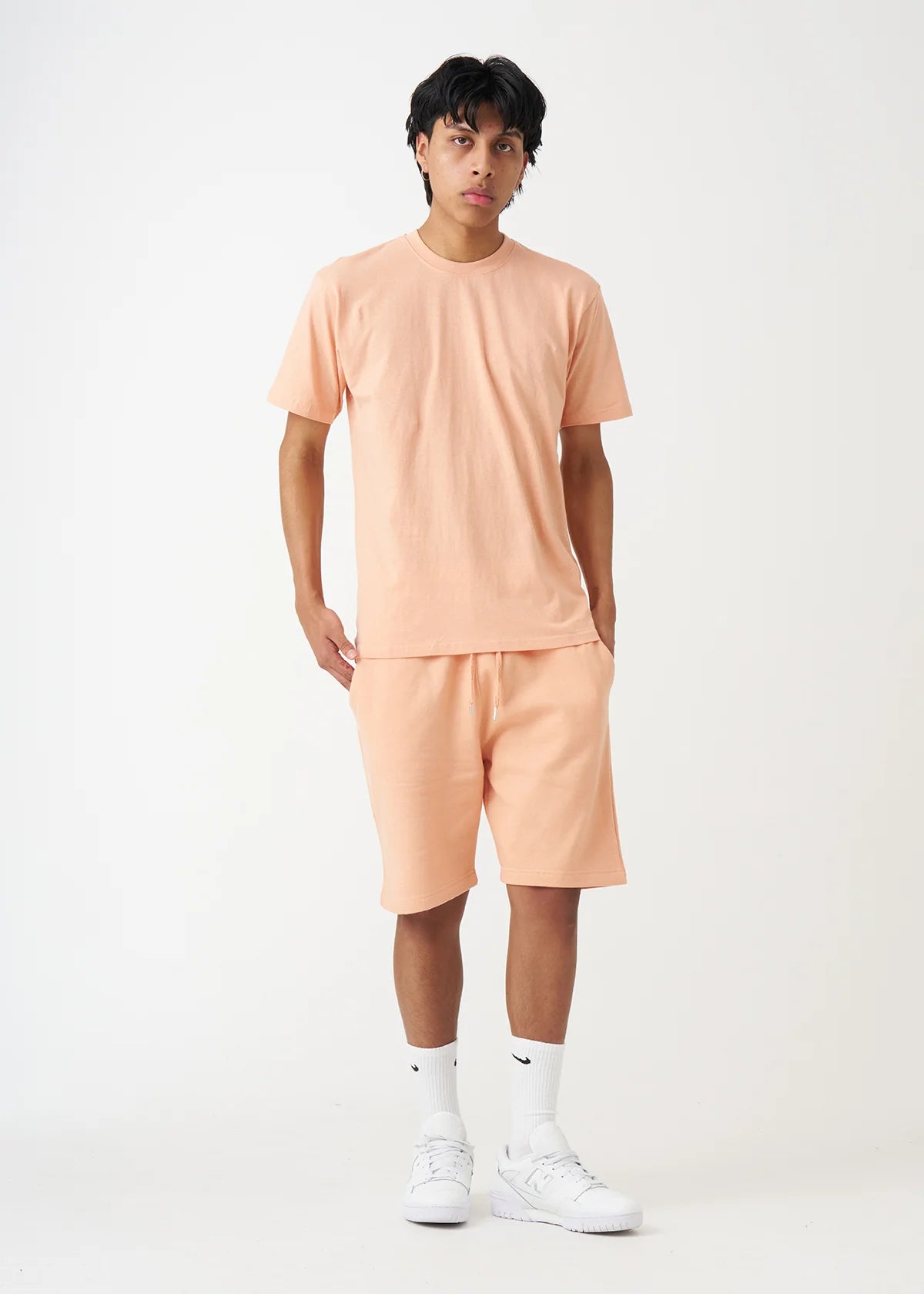 Peach T-Shirt and Short Set