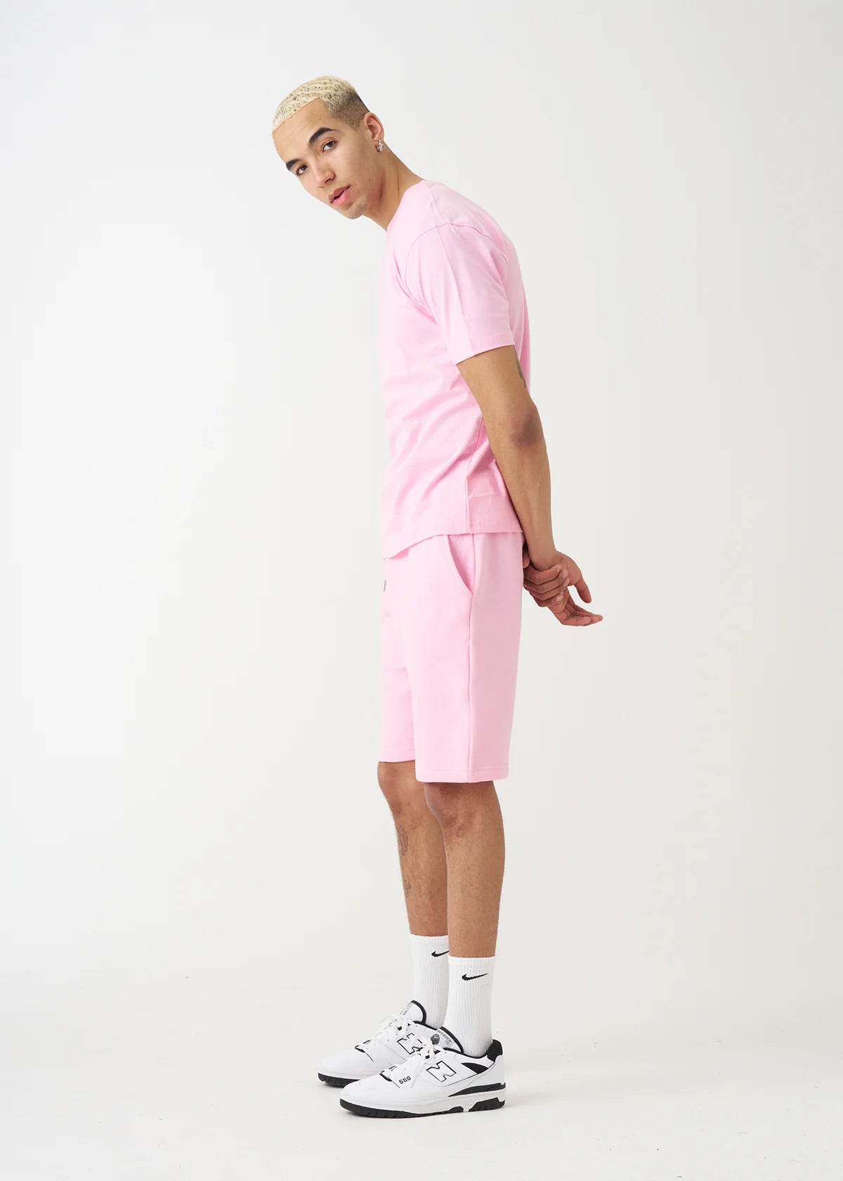 Light Pink T-Shirt and Short Set