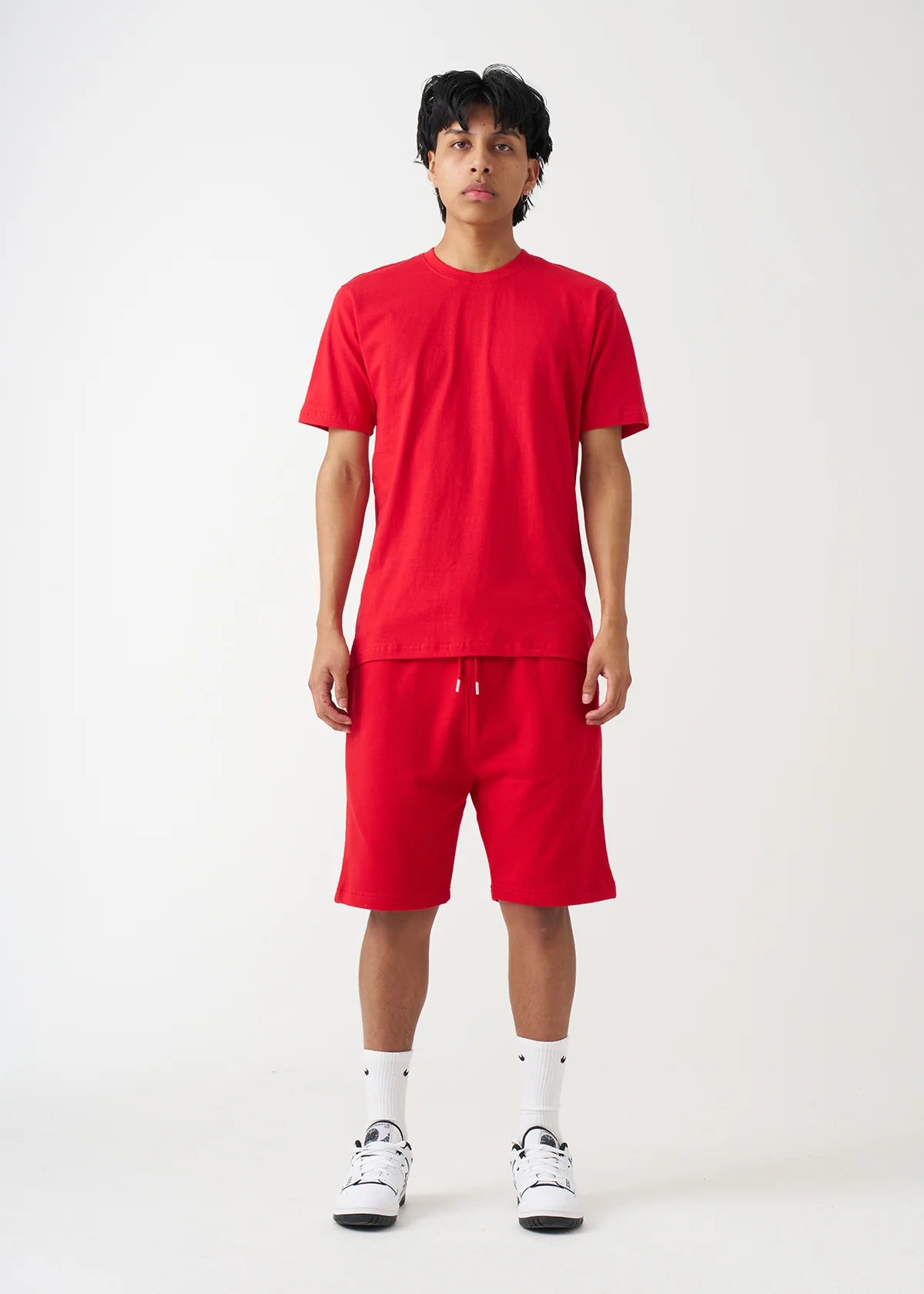 Red T-Shirt and Short Set