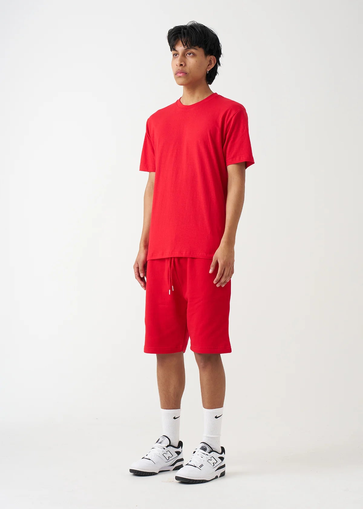 Red T-Shirt and Short Set