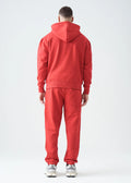 14 OZ Red Heavyweight Fleece Sweatsuit