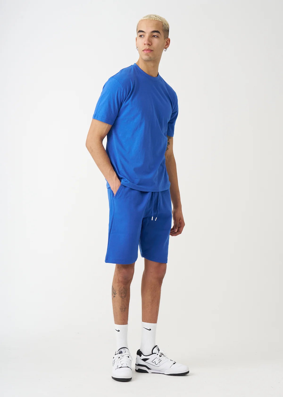 Royal Blue T-Shirt and Short Set