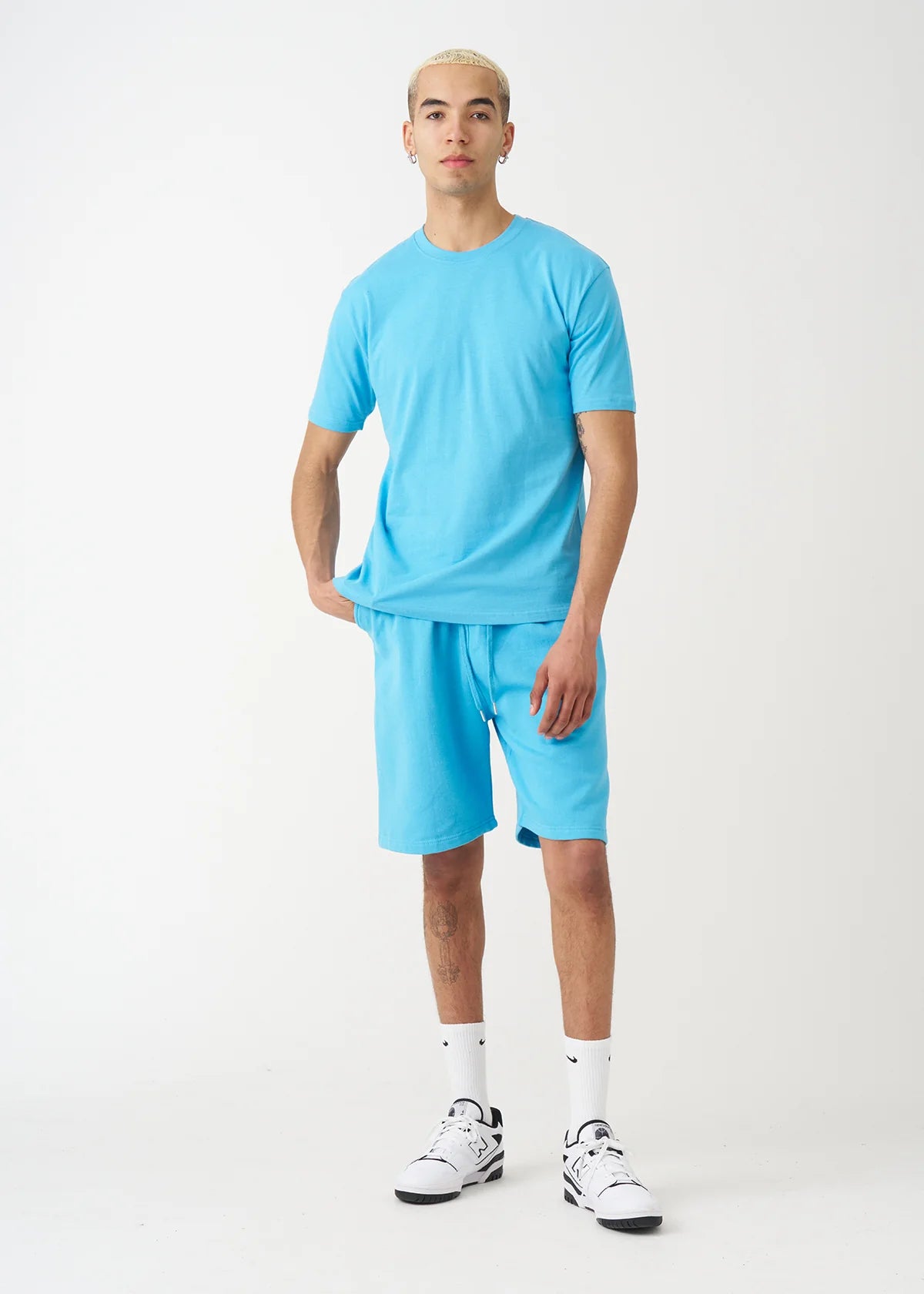 Sky Blue T-Shirt and Short Set
