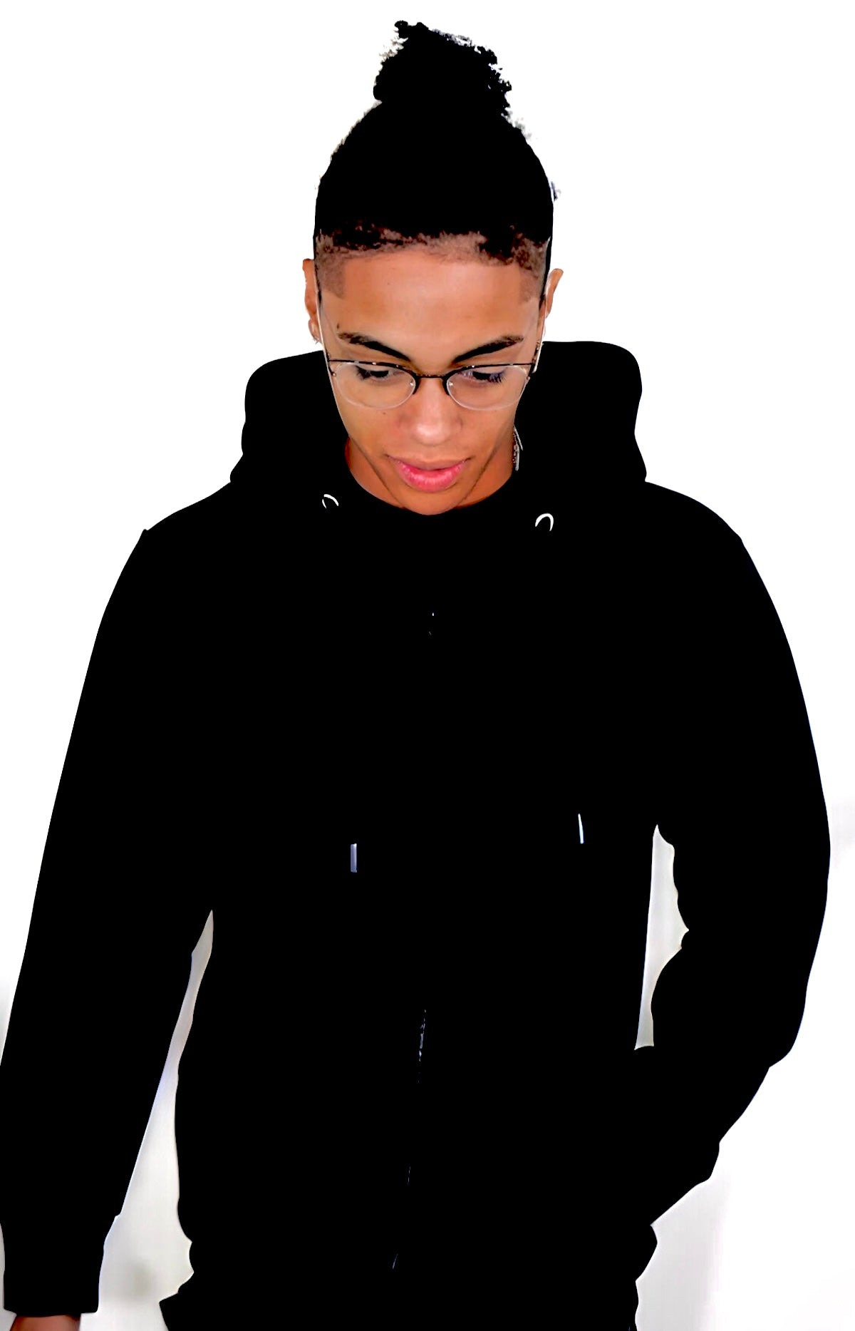Black Heavy Blend Zip-Up Fleece Hooded SweatShirt