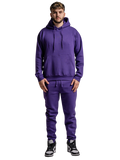 10 OZ Blank Purple Heavyweight Sweatsuit