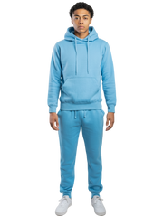 10 OZ Sky Blue Heavy Blend Fleece Sweatsuit