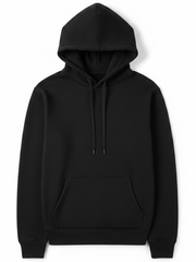 10 OZ Black Heavyweight Hoodie