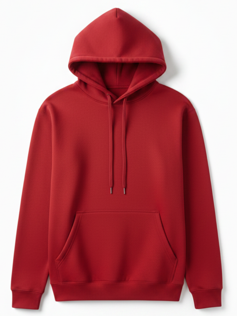 10 OZ Red Heavyweight Hoodie