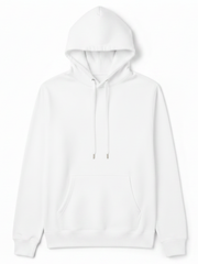 10 OZ White Heavyweight Hoodie