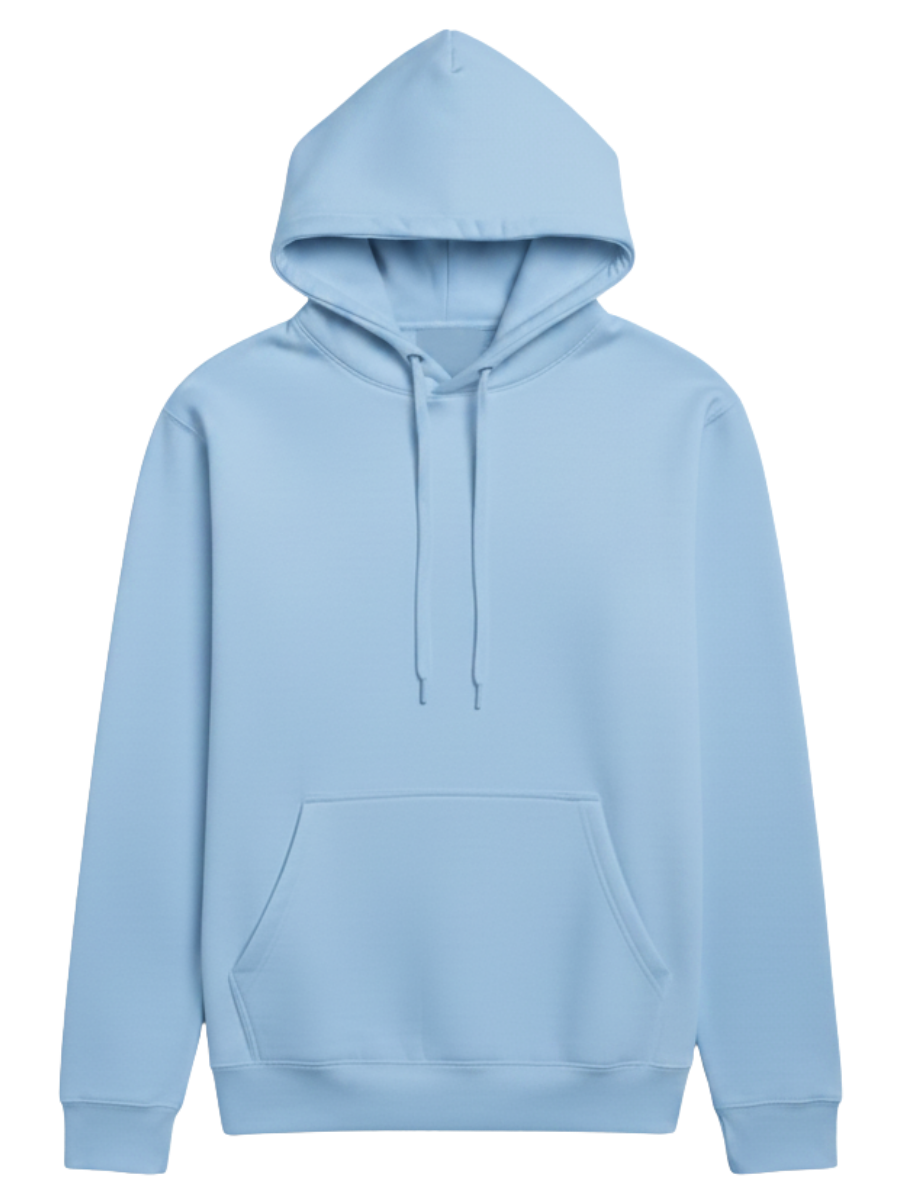 10 OZ Sky Blue Heavyweight Hoodie