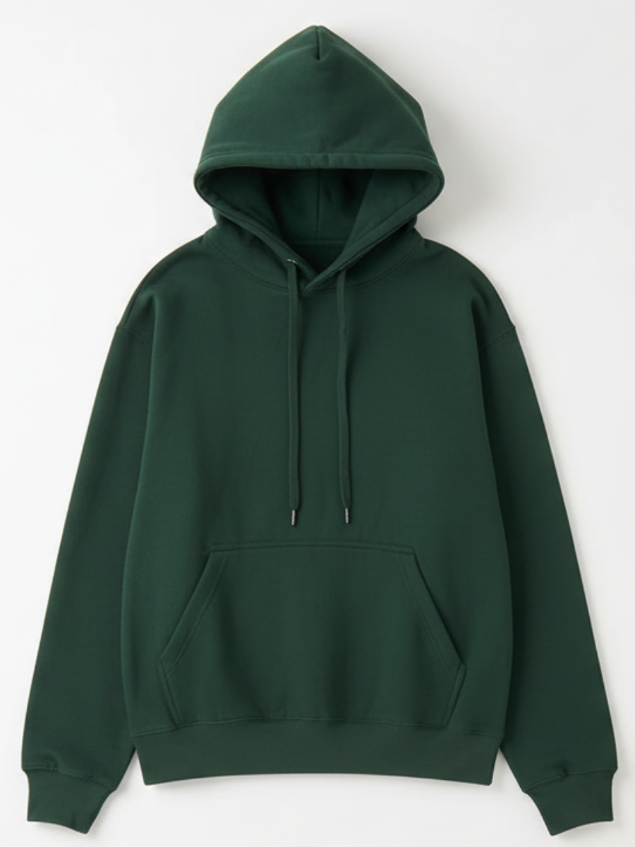 10 OZ Hunter Green Heavyweight Hoodie