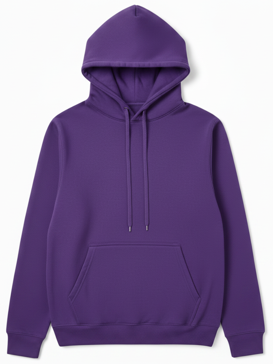 10 OZ Purple Heavyweight Hoodie