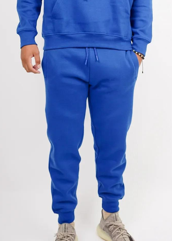 12 OZ Royal Blue Tight Fleece Sweatpant