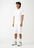 White T-Shirt and Short Set