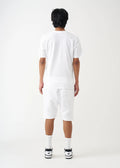 White T-Shirt and Short Set