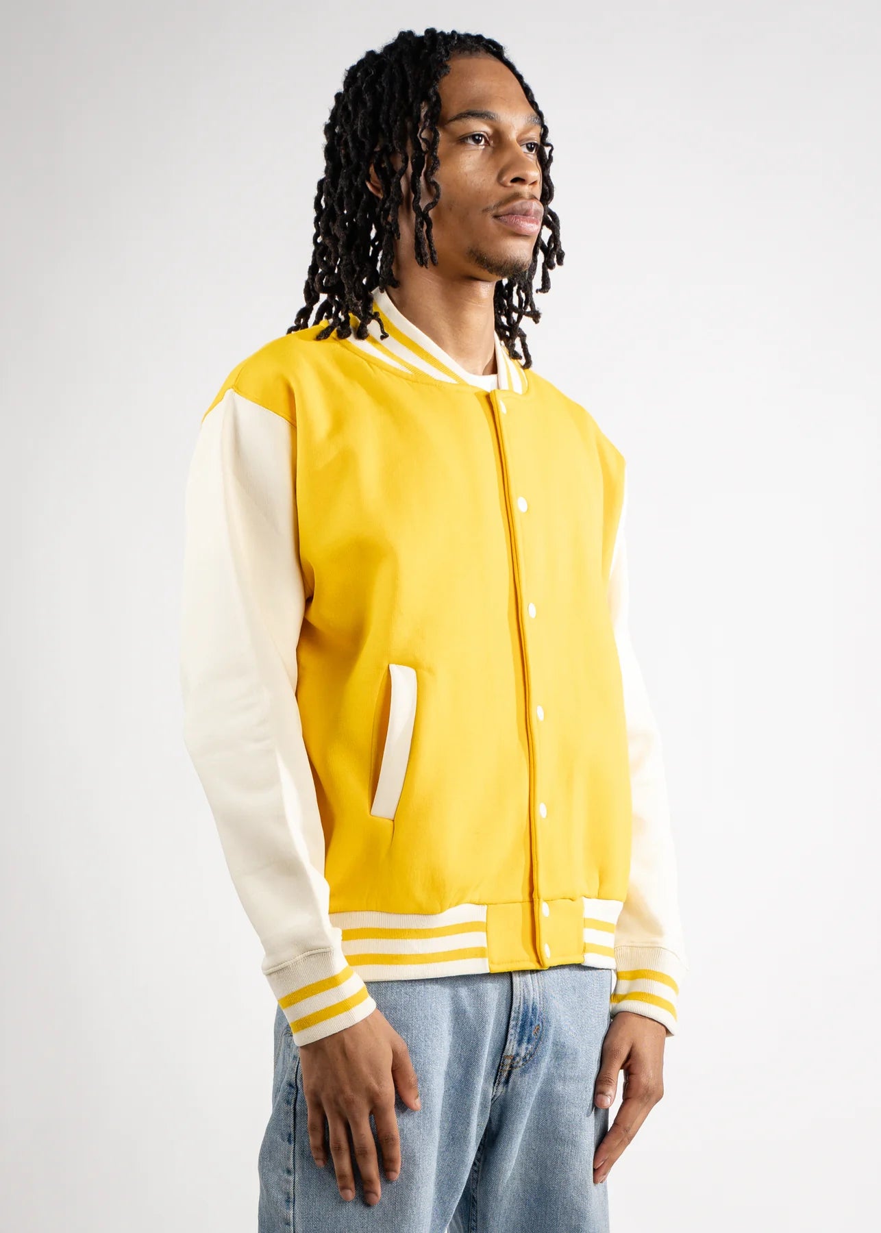 Yellow Varsity Heavy Blend Fleece SweatShirt