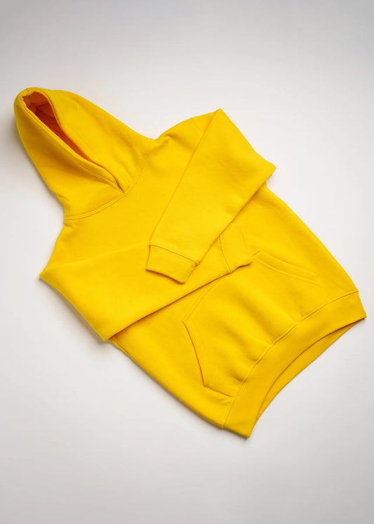 Yellow Heavy Blend Kids SweatShirt