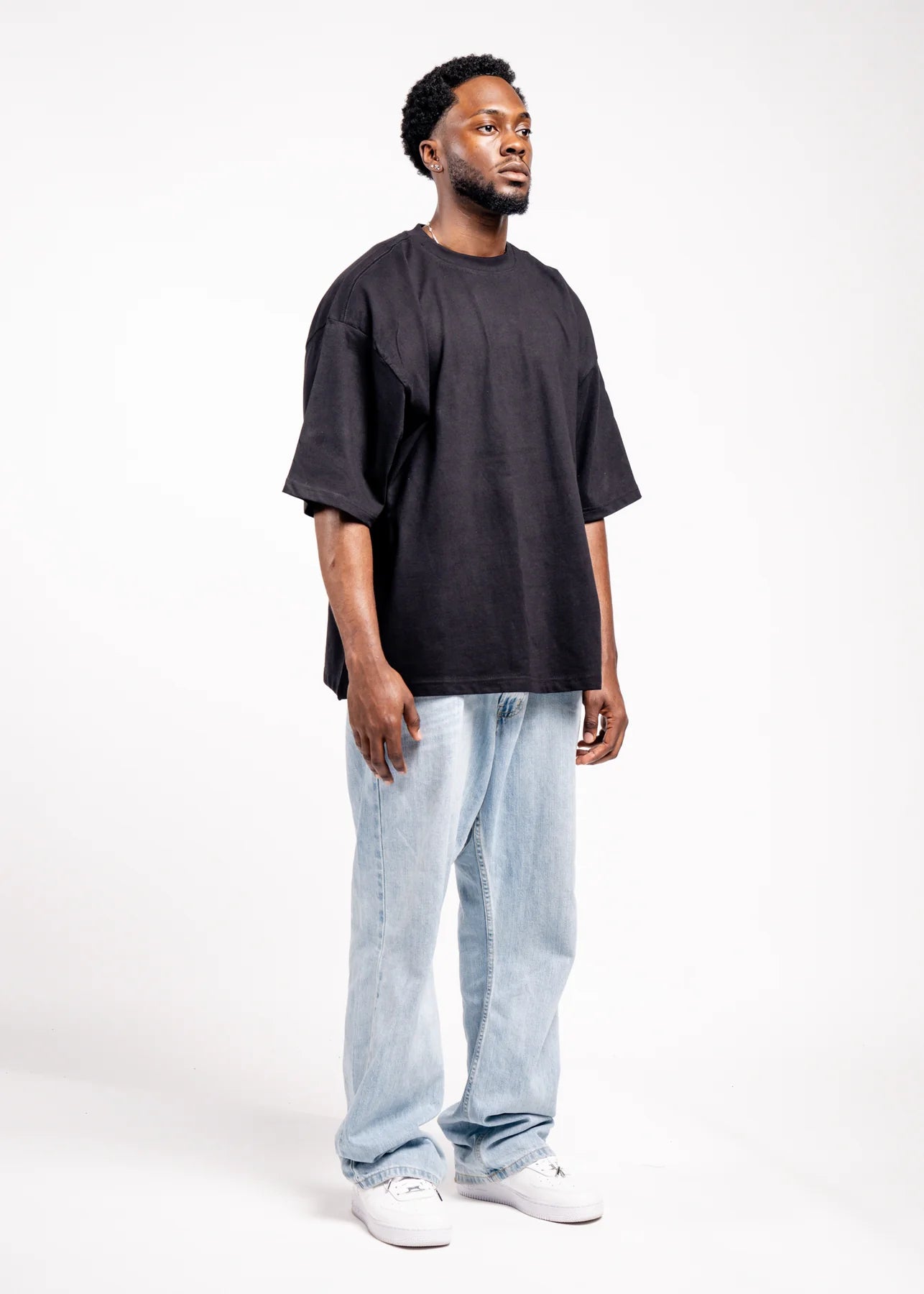 Black Heavyweight Oversized T-Shirt