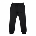 Black Heavy Blend Fleece Sweatpants Flat Lay - Moderate Cuffs