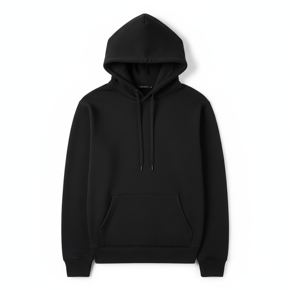 Black Hoodie Front Narrow