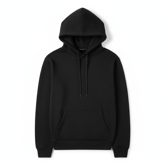 Black Hoodie Front Narrow