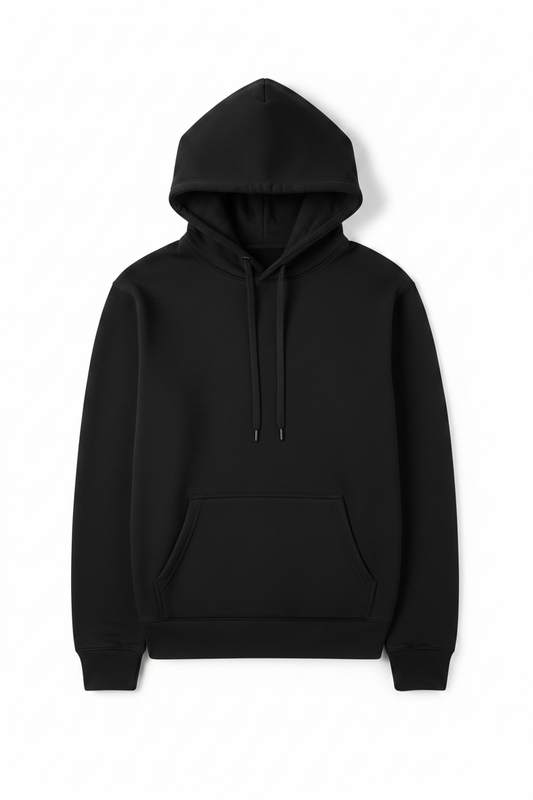 Black Hoodie — Matched to Sky Blue Layout