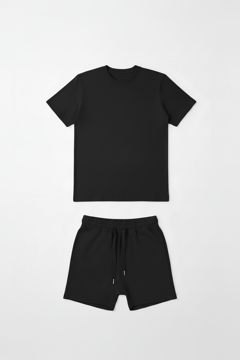 Black Kids Short Set