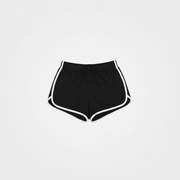 Black Track Short Flat Lay