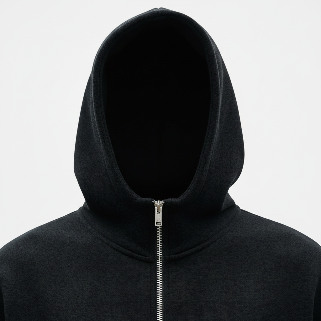 Black Zip Detail - Higher Zipper