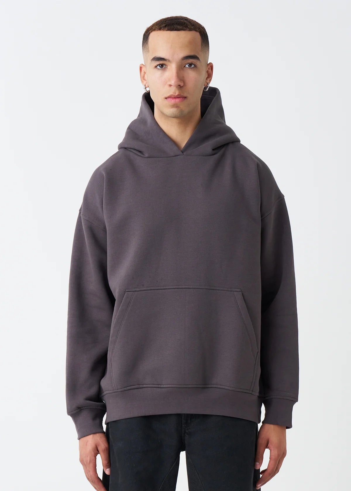 14 OZ Shadow Heavyweight Oversized Fleece Hooded Sweatshirt