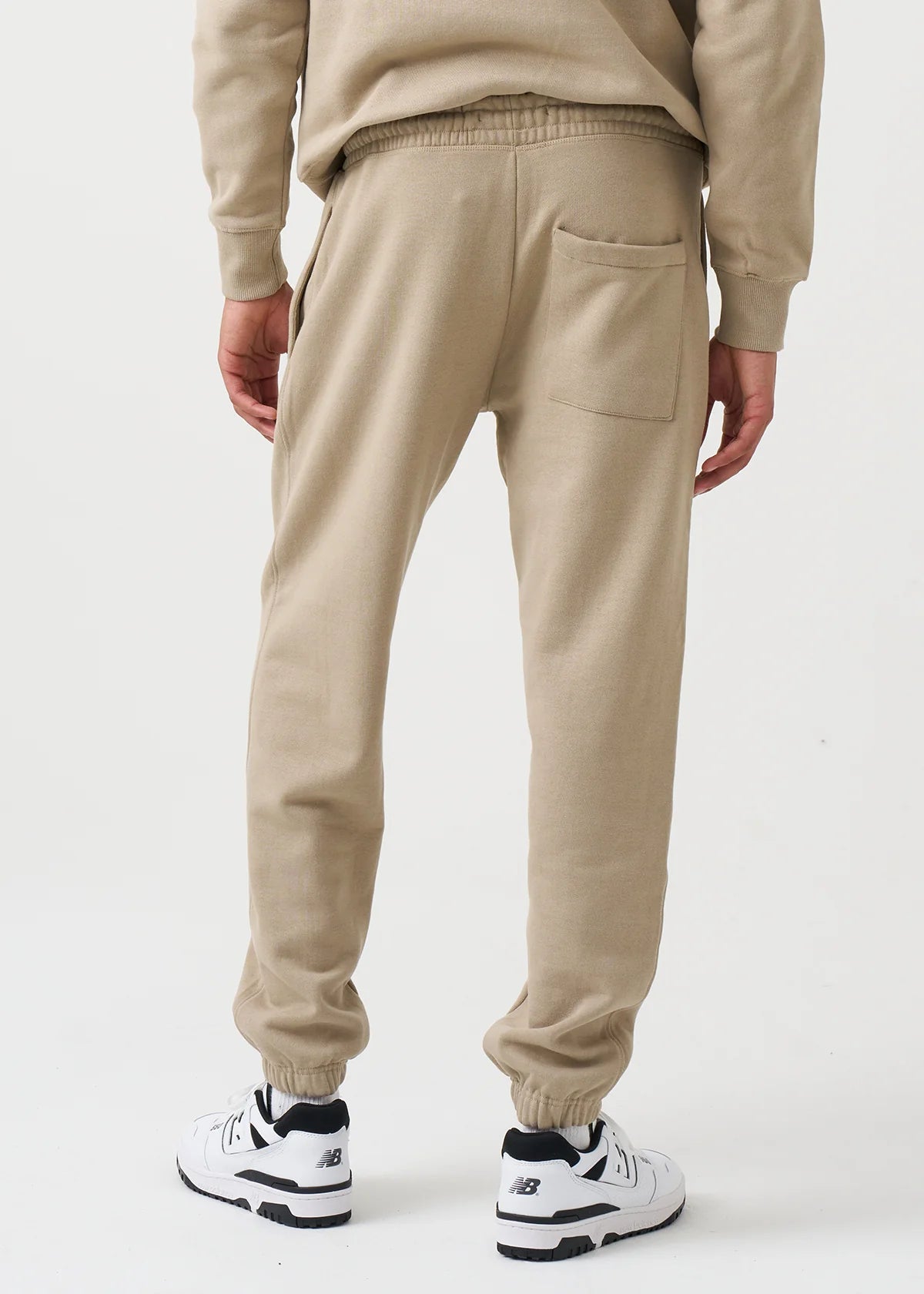14 OZ Beige Fleece Sweatpant