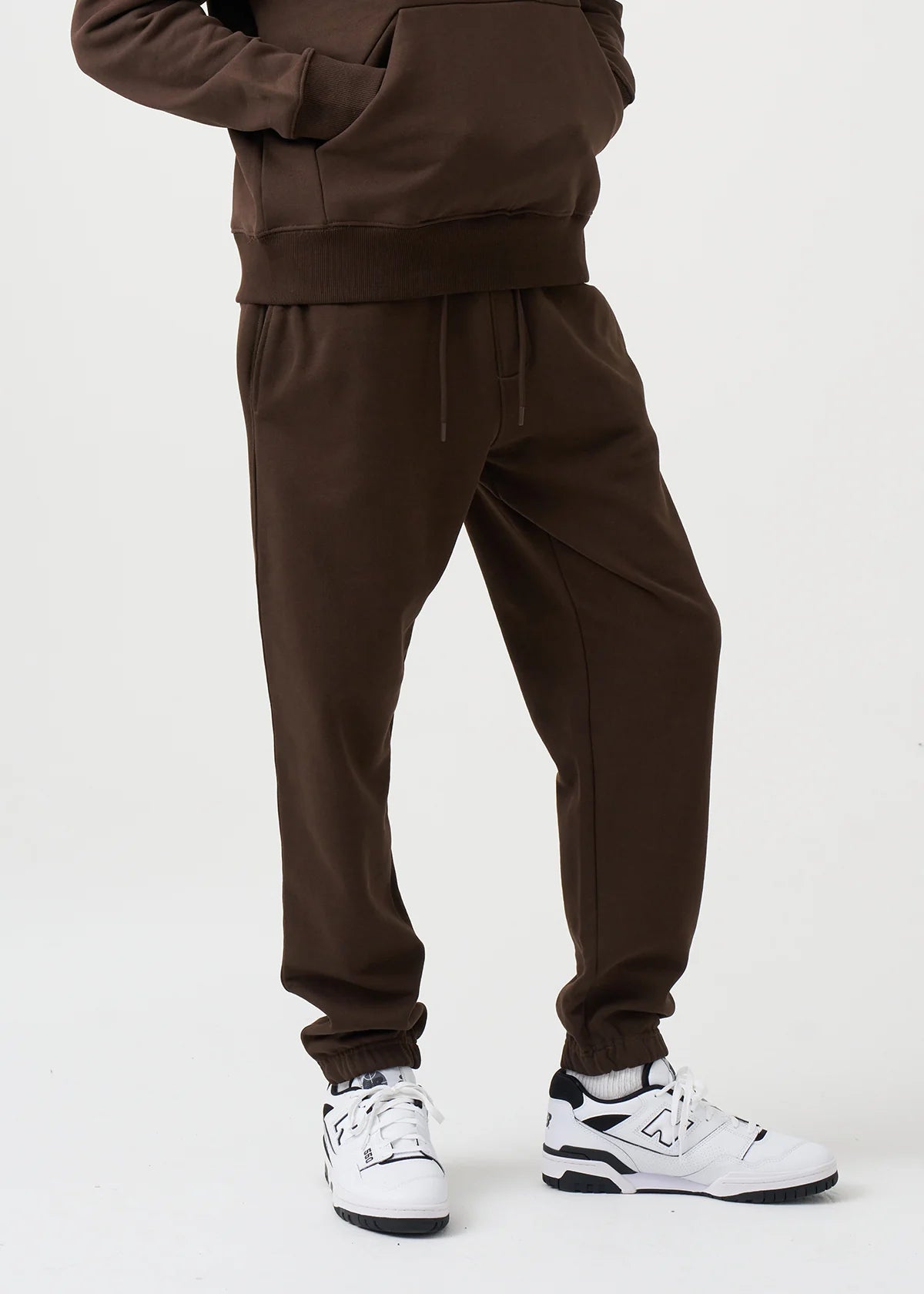 14 OZ Brown Fleece Sweatpant