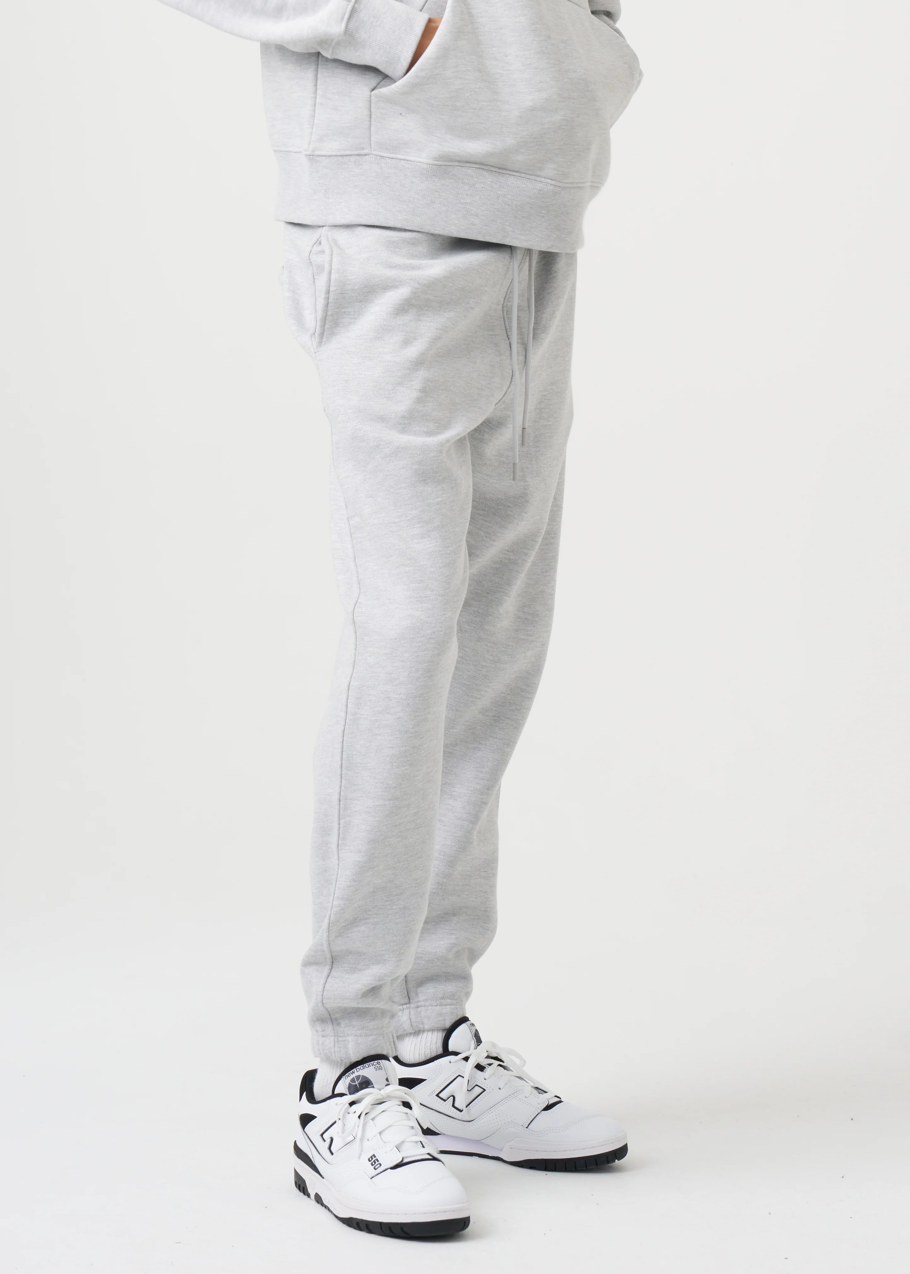 14 OZ Gray Fleece Sweatpant