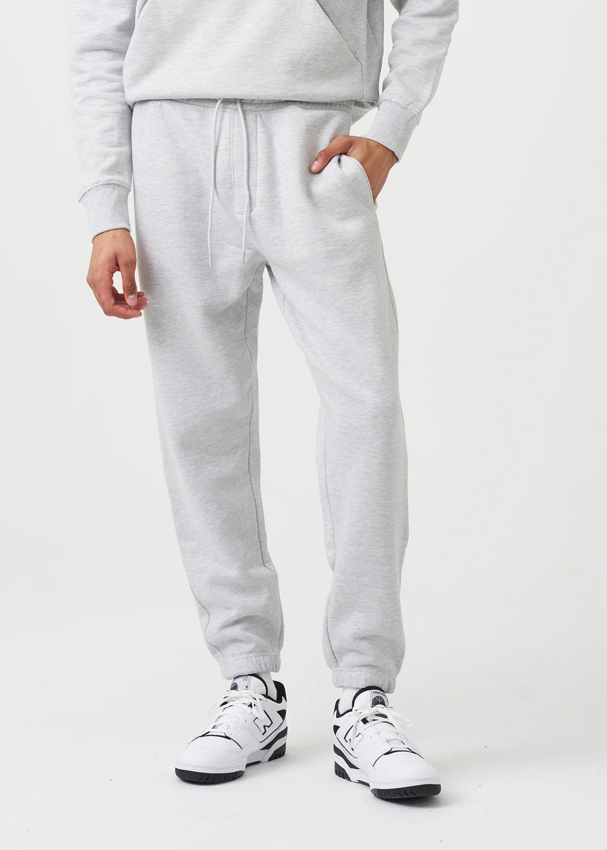 14 OZ Gray Fleece Sweatpant